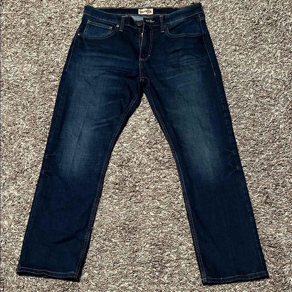 Wrangler 20X Men's Deep Indigo Slim Straight Jeans Style 44